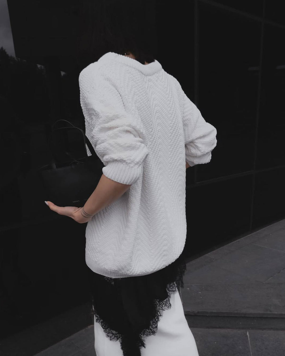 Styled by You: The Minimalist White Knitted Set