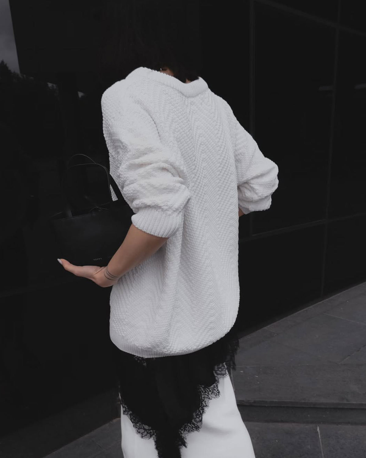 Styled by You: The Minimalist White Knitted Set