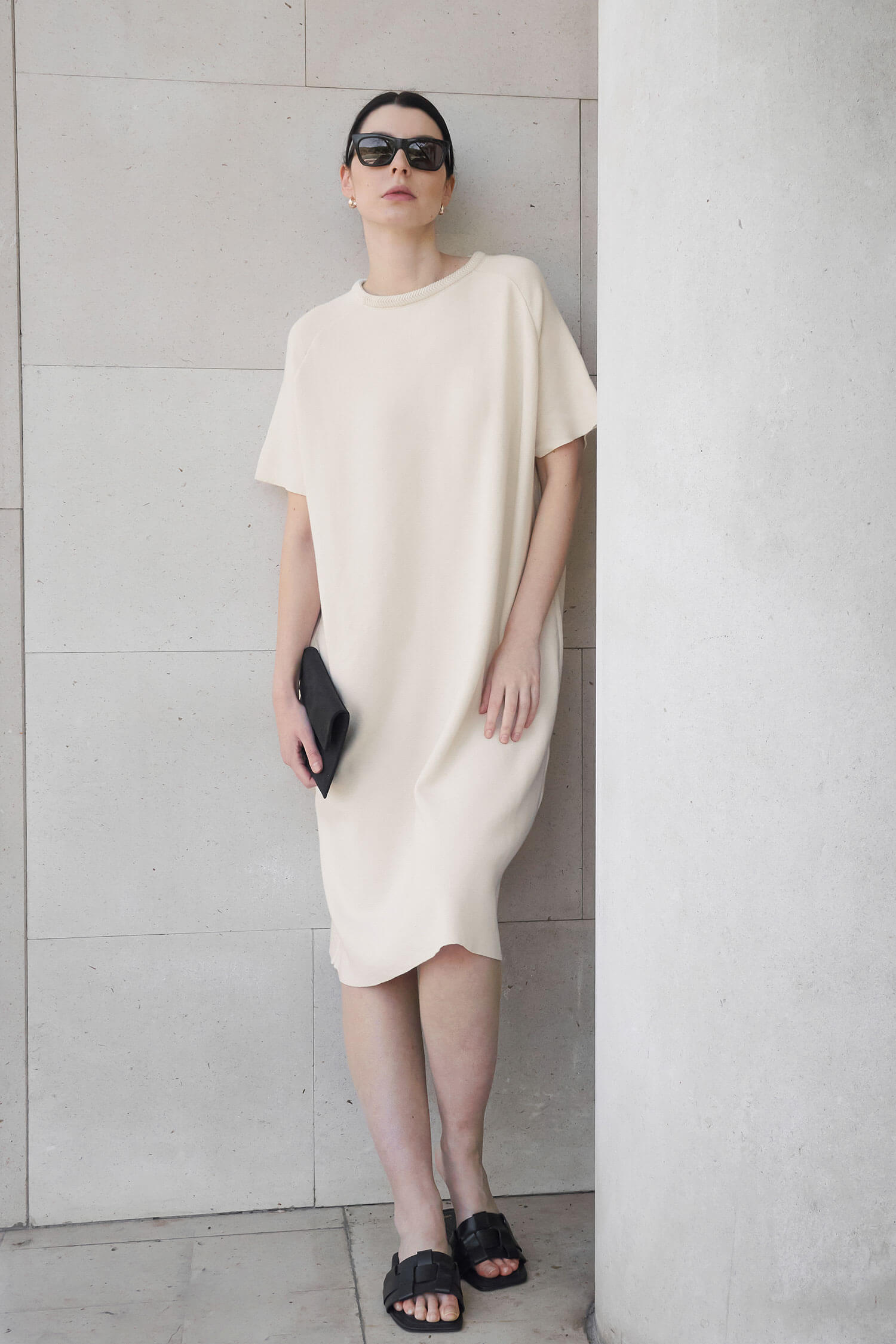 Knitted shirt hot sale dress