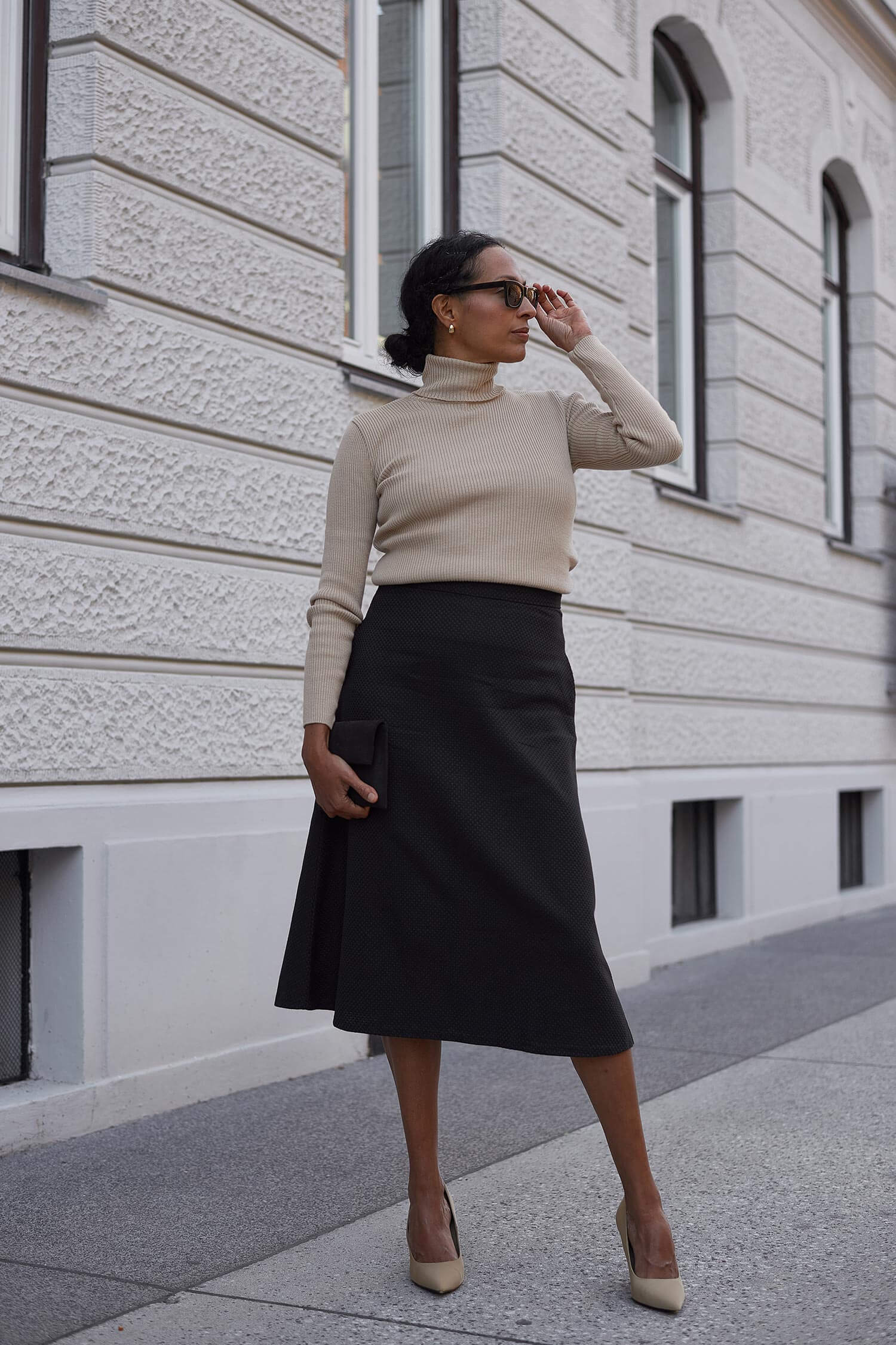 A line midi skirt Mila.Vert