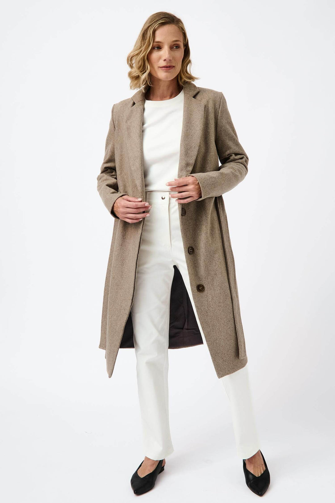 Classic belted coat