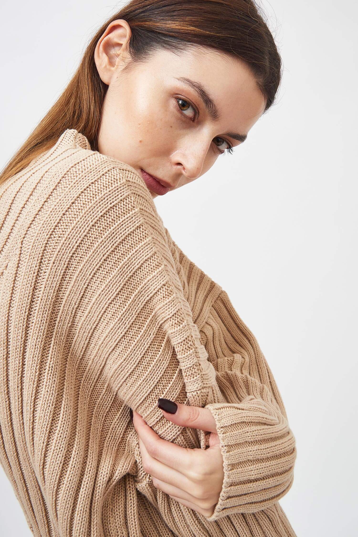 Boat neck sales wool jumper