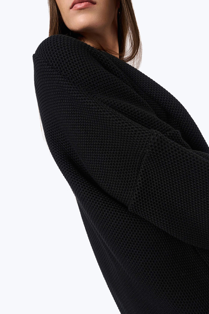 Gestrickter Pinpoint-Cardigan-Mantel