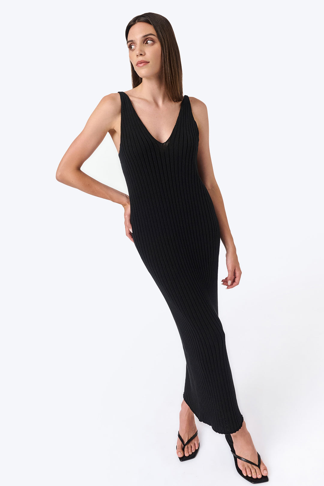 Winter Dresses Women A ROW Women's Sleeveless Sweater Dress Knee Length, Ribbed Knit, V-Neck, Stretchy Fitted, Black Knee Length Fall Dress Winter Dresses Women A ROW Women's Sleeveless Sweater Dress Knee Length, Ribbed Knit, V-Neck, Stretchy Fitted, Black Knee Length Fall Dress