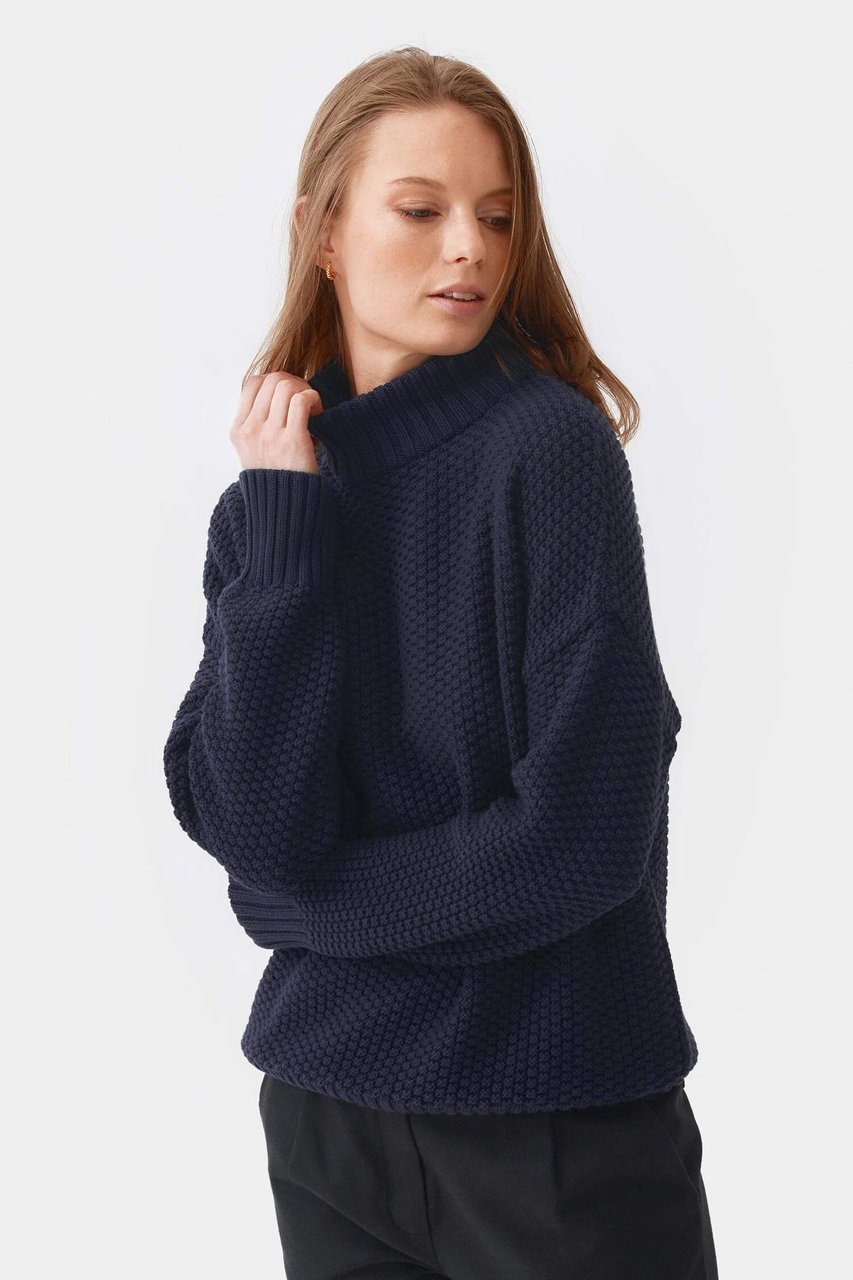 Knitted rice cubes pullover – Mila.Vert