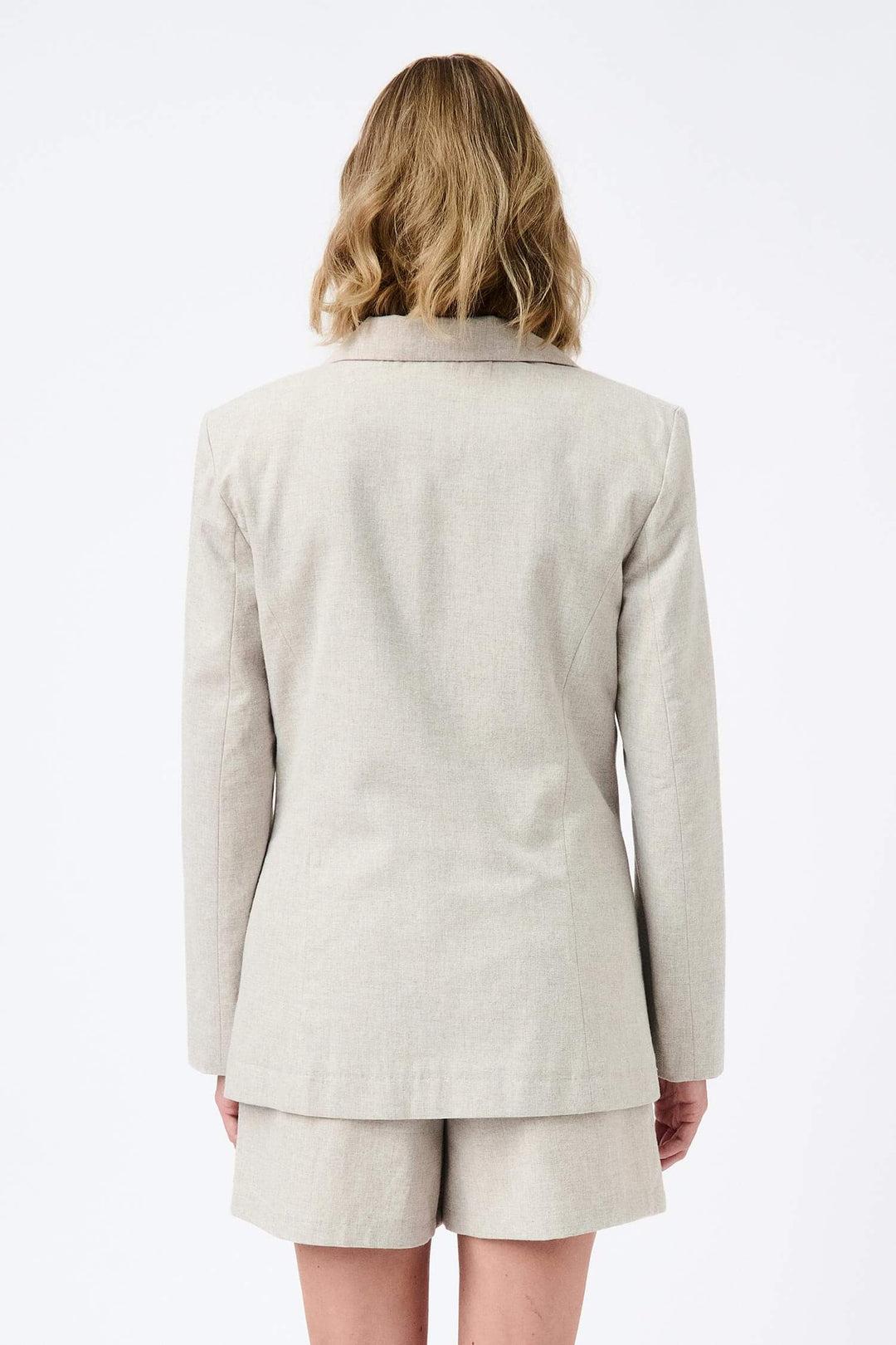 Tailored organic cotton blazer