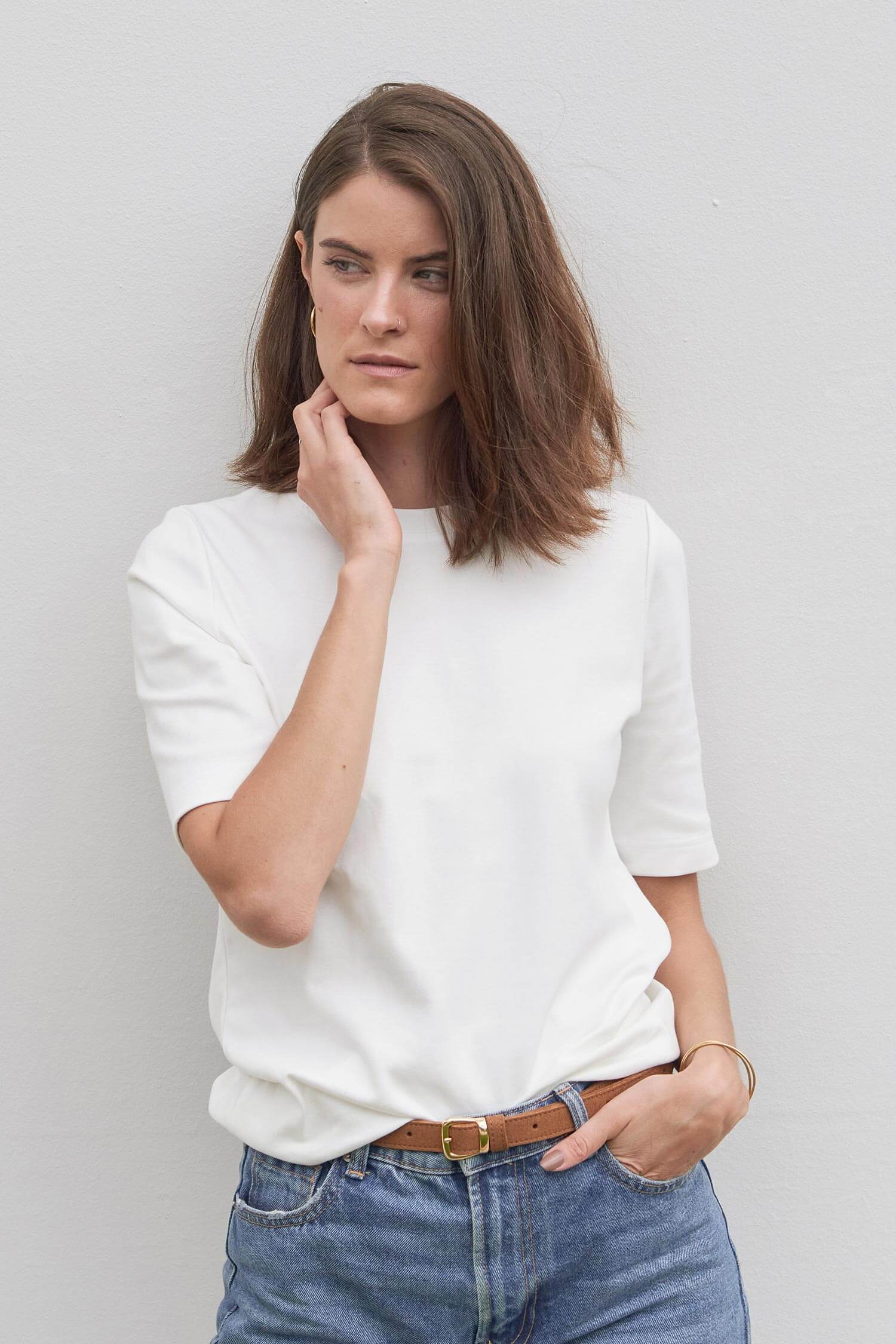 Short-sleeved top