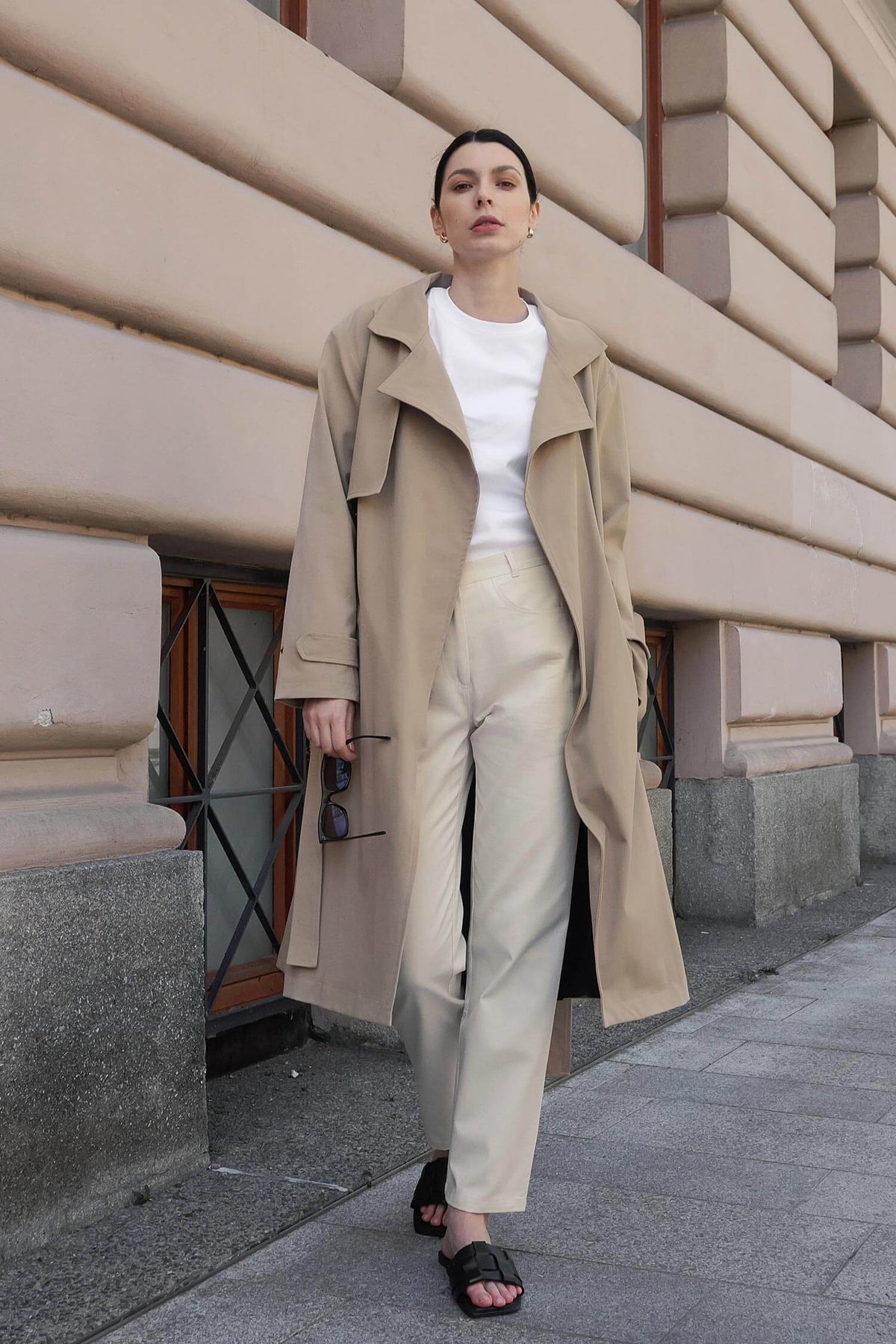 Water-resistant classic trench coat – Mila.Vert