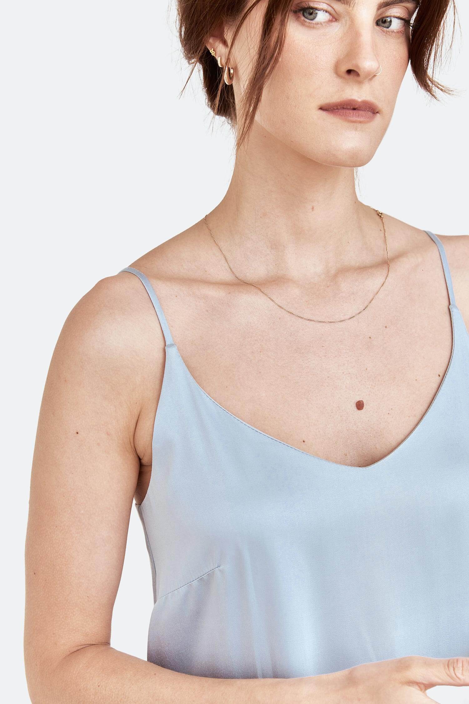 Tencel sateen slip dress